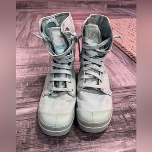 Palladium Teal Baggy Boots